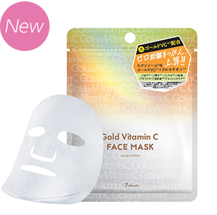 soarsome(ソアソーム) GOLD VC FACE MASK ゴールドVCフェイスマスク 7枚入り